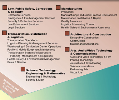 A chart for the technology and engineering education program